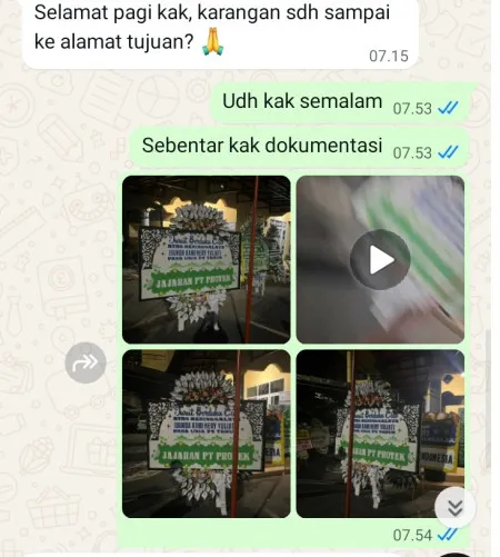 Pengiriman Papan Bunga Selamat Jababeka Residence