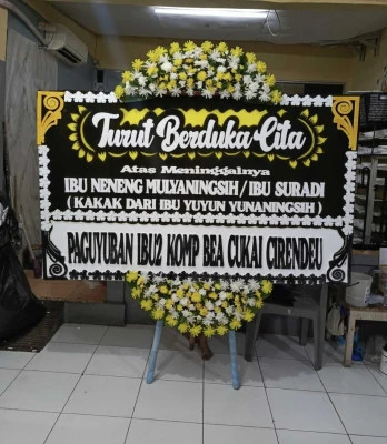 Papan Bunga di Jababeka Residence